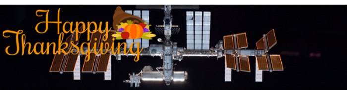 Thanks giving in space